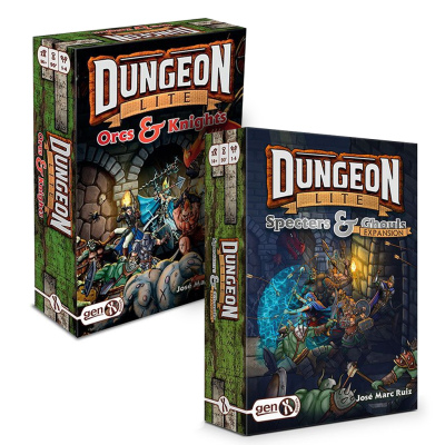 Dungeon Lite Orcs & Knights + Dungeon Líte Specters & Ghouls (Español)